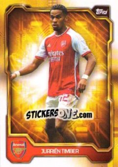 Sticker JURRIEN TIMBER - Arsenal Team Set 2023-2024 - Topps
