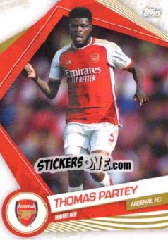 Sticker THOMAS PARTEY - Arsenal Team Set 2023-2024 - Topps