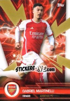 Sticker GABRIEL MARTINELLI - Arsenal Team Set 2023-2024 - Topps
