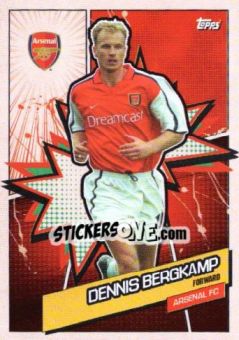 Figurina DENNIS BERGKAMP - Arsenal Team Set 2023-2024 - Topps