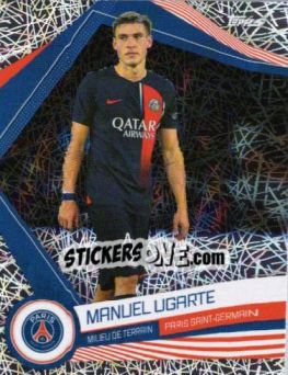 Sticker MANUEL UGARTE - Paris-Saint Germain Team Set 2023-2024 - Topps