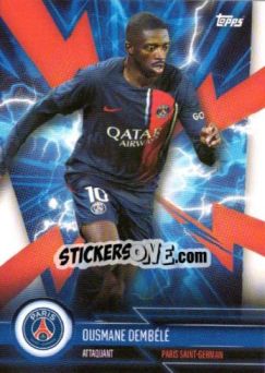 Sticker OUSMANE DEMBELE - Paris-Saint Germain Team Set 2023-2024 n. PSGS-5 - Topps