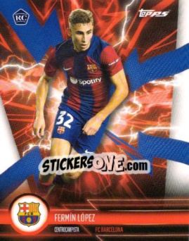 Sticker FERMIN LOPEZ - FC Barcelona Fan Set 2023-2024 - Topps
