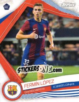 Sticker FERMIN LOPEZ - FC Barcelona Fan Set 2023-2024 - Topps