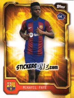 Sticker MIKAYIL FAYE - FC Barcelona Fan Set 2023-2024 - Topps
