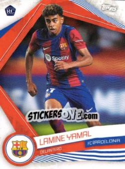 Sticker LAMINE YAMAL - FC Barcelona Fan Set 2023-2024 n. BAR-17 - Topps