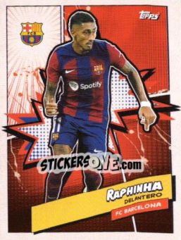 Sticker RAPHINHA - FC Barcelona Fan Set 2023-2024 n. BARH-10 - Topps