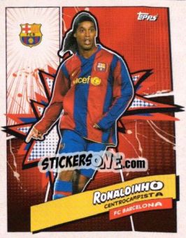 Sticker RONALDINHO - FC Barcelona Fan Set 2023-2024 n. BARH-3 - Topps