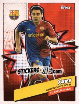 Sticker XAVI - FC Barcelona Fan Set 2023-2024 - Topps