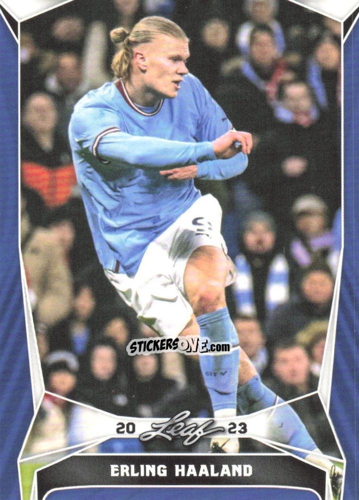 Sticker Erling Haaland - Soccer 2023
 n. B4b - Leaf
