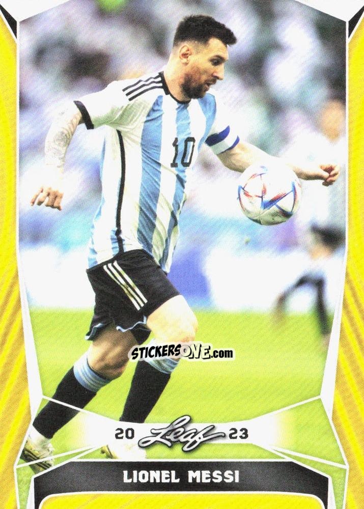 Sticker Lionel Messi - Soccer 2023
 n. B7g - Leaf