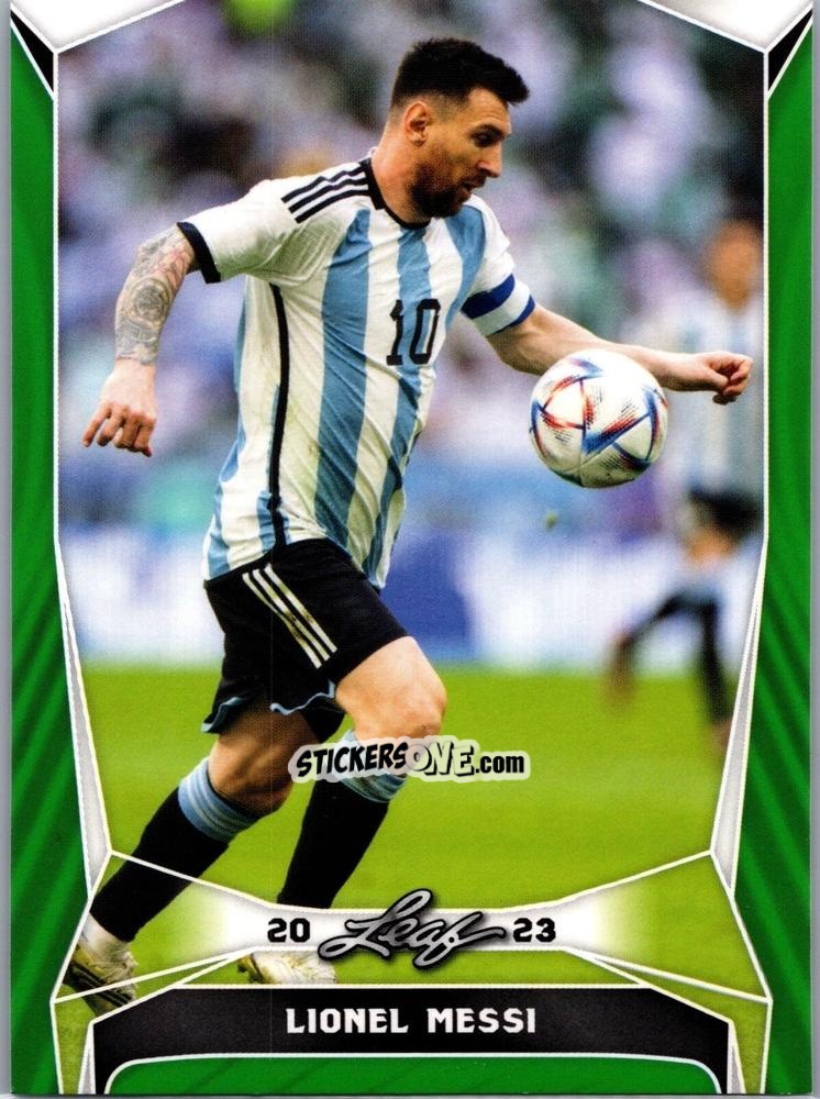 Sticker Lionel Messi - Soccer 2023
 n. B7gr - Leaf