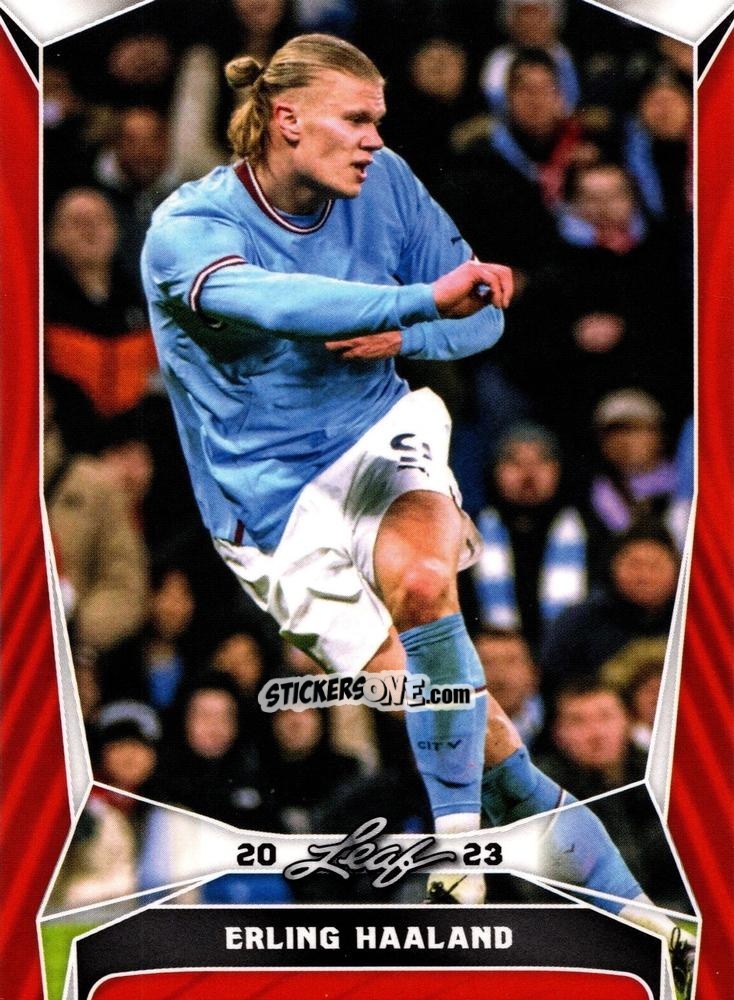Sticker Erling Haaland - Soccer 2023
 n. B4r - Leaf