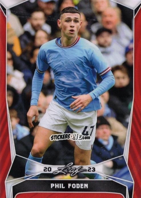 Figurina Phil Foden - Soccer 2023
 n. B10r - Leaf