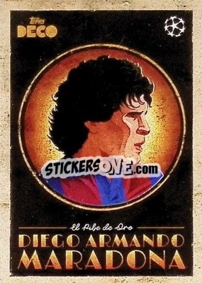 Sticker Diego Armando Maradona - DECO UEFA Club Competitions 2023-2024
 n. 92 - Topps