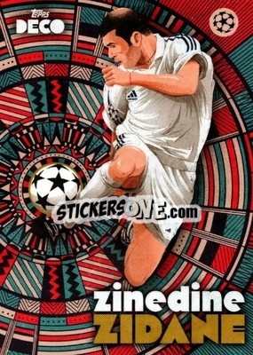 Sticker Zinedine Zidane - DECO UEFA Club Competitions 2023-2024
 n. 95 - Topps