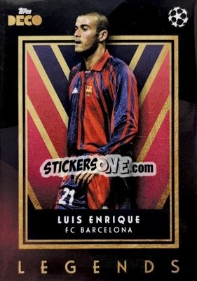 Sticker Luis Enrique - DECO UEFA Club Competitions 2023-2024
 n. 100 - Topps