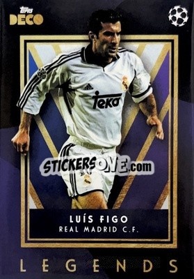 Sticker Luis Figo - DECO UEFA Club Competitions 2023-2024
 n. 101 - Topps