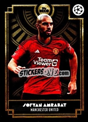 Sticker Sofyan Amrabat - DECO UEFA Club Competitions 2023-2024
 n. 4 - Topps