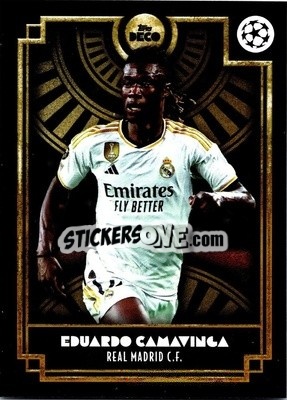 Sticker Eduardo Camavinga - DECO UEFA Club Competitions 2023-2024
 n. 12 - Topps