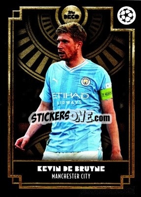 Sticker Kevin De Bruyne - DECO UEFA Club Competitions 2023-2024
 n. 13 - Topps