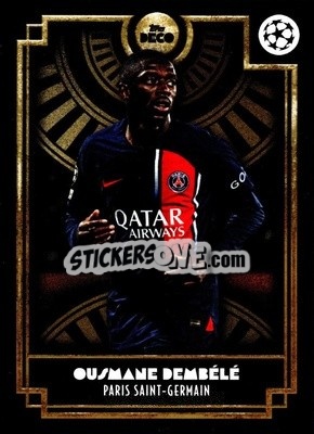 Sticker Ousmane Dembélé - DECO UEFA Club Competitions 2023-2024
 n. 14 - Topps