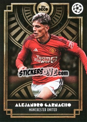 Sticker Alejandro Garnacho - DECO UEFA Club Competitions 2023-2024
 n. 25 - Topps