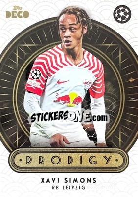 Sticker Xavi Simons - DECO UEFA Club Competitions 2023-2024
 n. 149 - Topps
