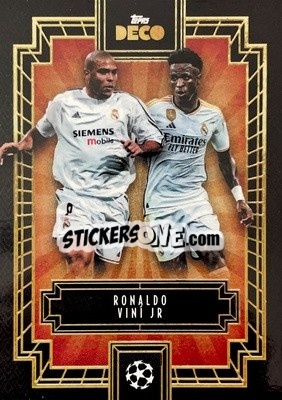 Sticker Ronaldo / Viní Jr - DECO UEFA Club Competitions 2023-2024
 n. 161 - Topps