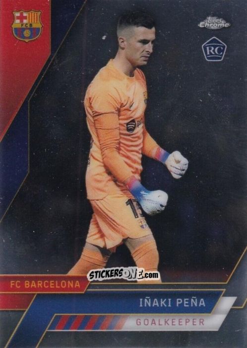 Figurina Iñaki Peña - Chrome FC Barcelona 2022-2023
 n. 73 - Topps