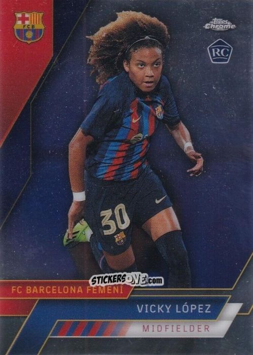 Sticker Vicky López - Chrome FC Barcelona 2022-2023
 n. 81 - Topps
