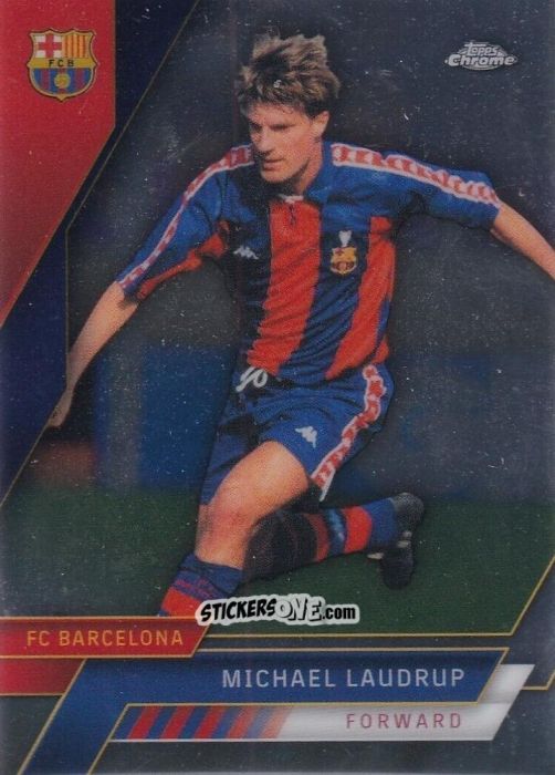 Sticker Michael Laudrup - Chrome FC Barcelona 2022-2023
 n. 89 - Topps
