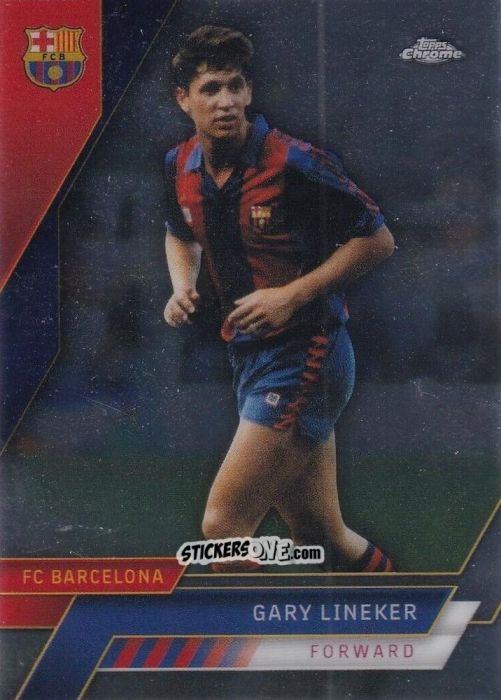 Figurina Gary Lineker - Chrome FC Barcelona 2022-2023
 n. 92 - Topps