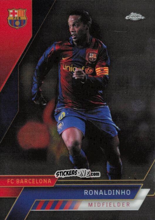 Figurina Ronaldinho - Chrome FC Barcelona 2022-2023
 n. 94 - Topps