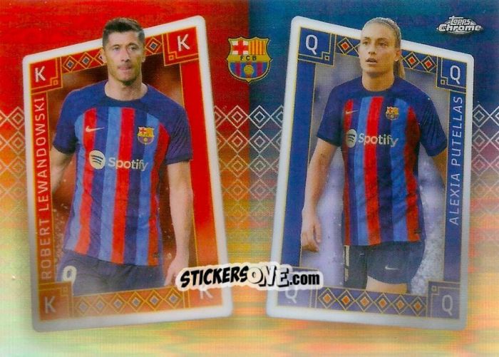 Sticker Ingrid Engen - Chrome FC Barcelona 2022-2023
 n. KQ-10 - Topps