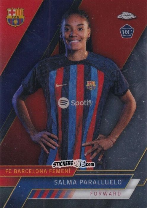 Cromo Salma Paralluelo - Chrome FC Barcelona 2022-2023
 n. 3 - Topps