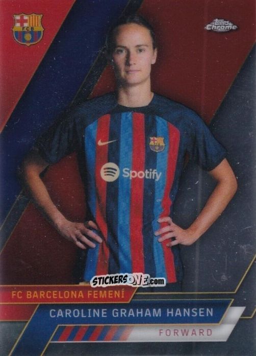 Cromo Caroline Graham Hansen - Chrome FC Barcelona 2022-2023
 n. 4 - Topps