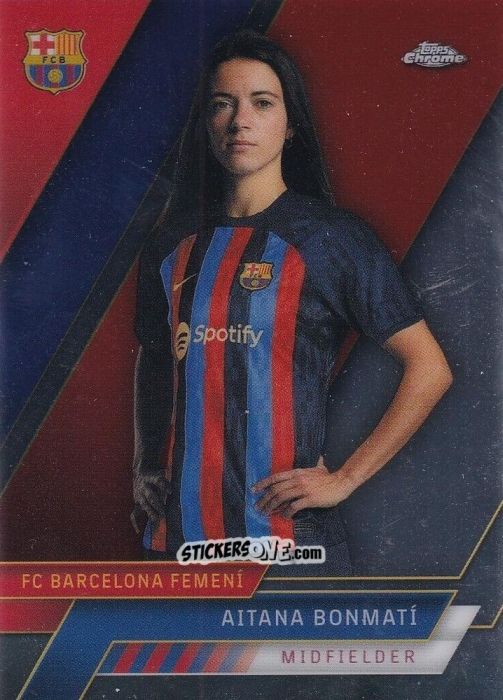 Cromo Aitana Bonmatí - Chrome FC Barcelona 2022-2023
 n. 7 - Topps