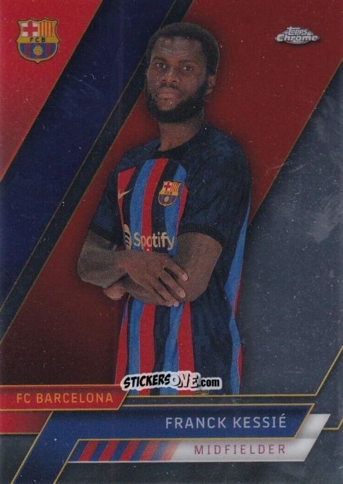 Figurina Franck Kessié - Chrome FC Barcelona 2022-2023
 n. 27 - Topps