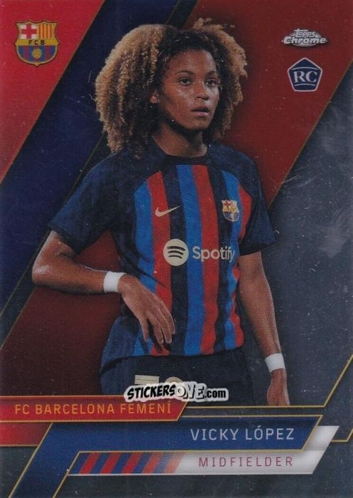 Sticker Vicky López - Chrome FC Barcelona 2022-2023
 n. 31 - Topps