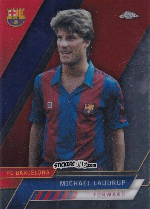 Sticker Michael Laudrup - Chrome FC Barcelona 2022-2023
 n. 39 - Topps