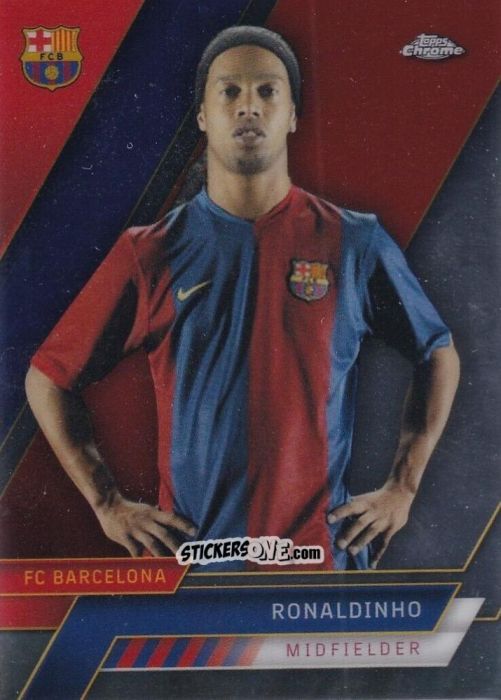 Figurina Ronaldinho - Chrome FC Barcelona 2022-2023
 n. 44 - Topps