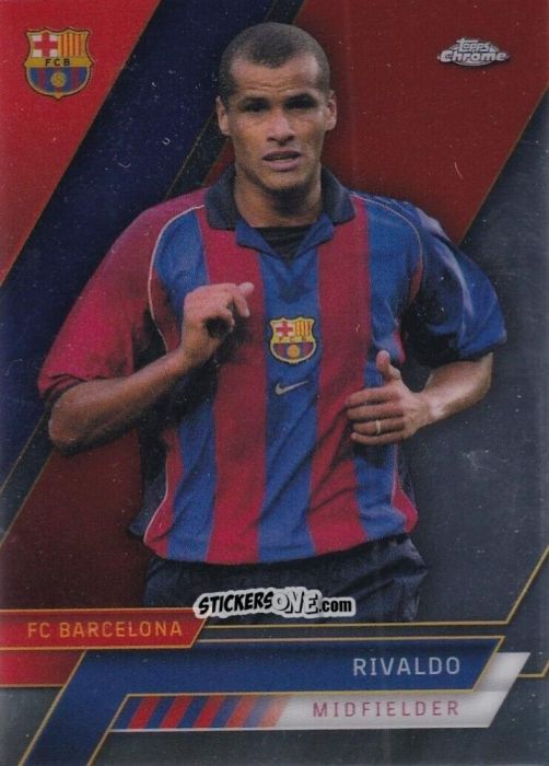 Figurina Rivaldo - Chrome FC Barcelona 2022-2023
 n. 48 - Topps