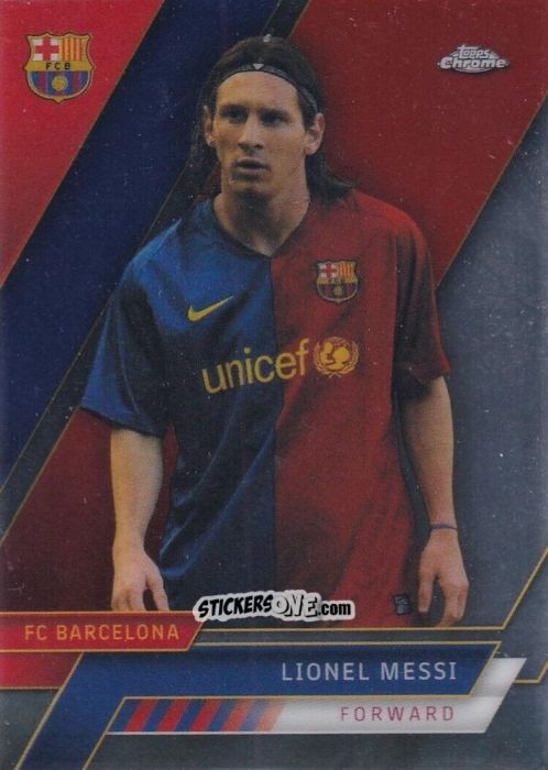 Figurina Lionel Messi - Chrome FC Barcelona 2022-2023
 n. 49 - Topps