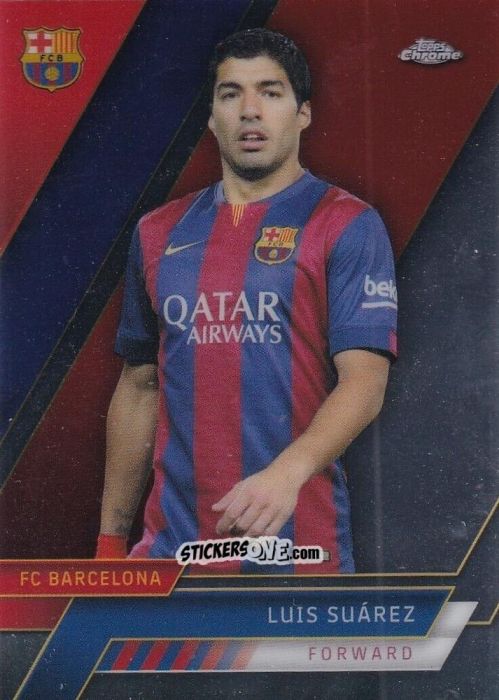 Figurina Luis Suarez - Chrome FC Barcelona 2022-2023
 n. 50 - Topps