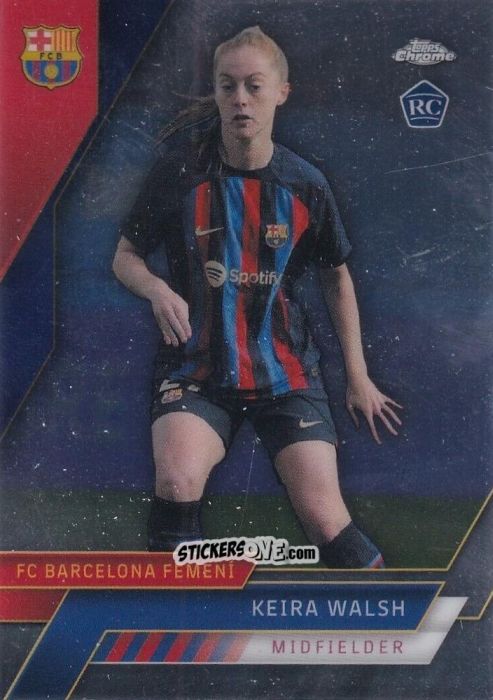 Figurina Keira Walsh - Chrome FC Barcelona 2022-2023
 n. 51 - Topps