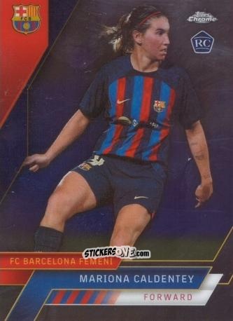 Sticker Mariona Caldentey - Chrome FC Barcelona 2022-2023
 n. 52 - Topps