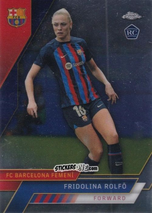 Sticker Fridolina Rolfö - Chrome FC Barcelona 2022-2023
 n. 56 - Topps