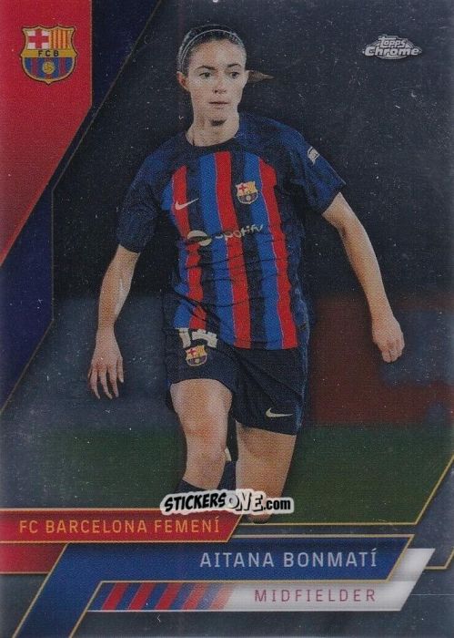 Cromo Aitana Bonmatí - Chrome FC Barcelona 2022-2023
 n. 57 - Topps