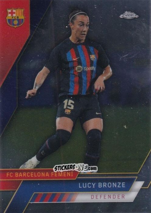Cromo Lucy Bronze - Chrome FC Barcelona 2022-2023
 n. 59 - Topps